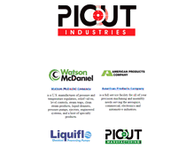 Tablet Screenshot of picutindustries.com